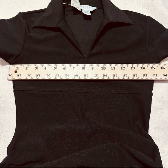 Vintage | Dress | Express Collared Jersey Dress - Picture 5 of 8